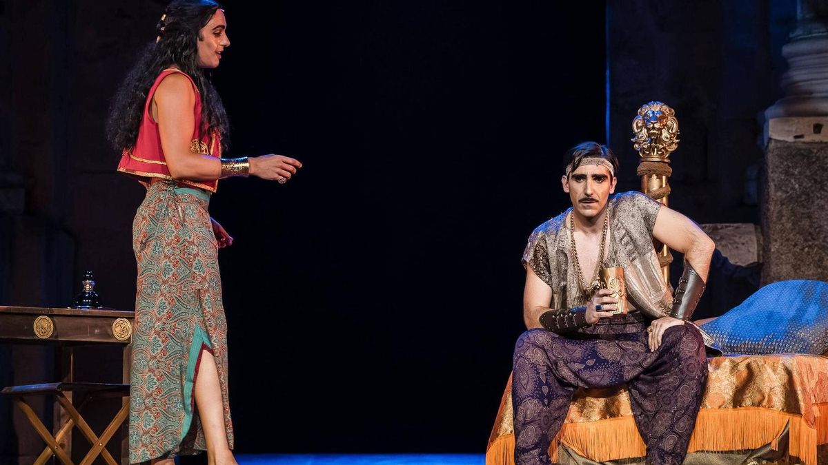 'Alejandro y el eunuco persa', en el Teatro Romano de Mérida.