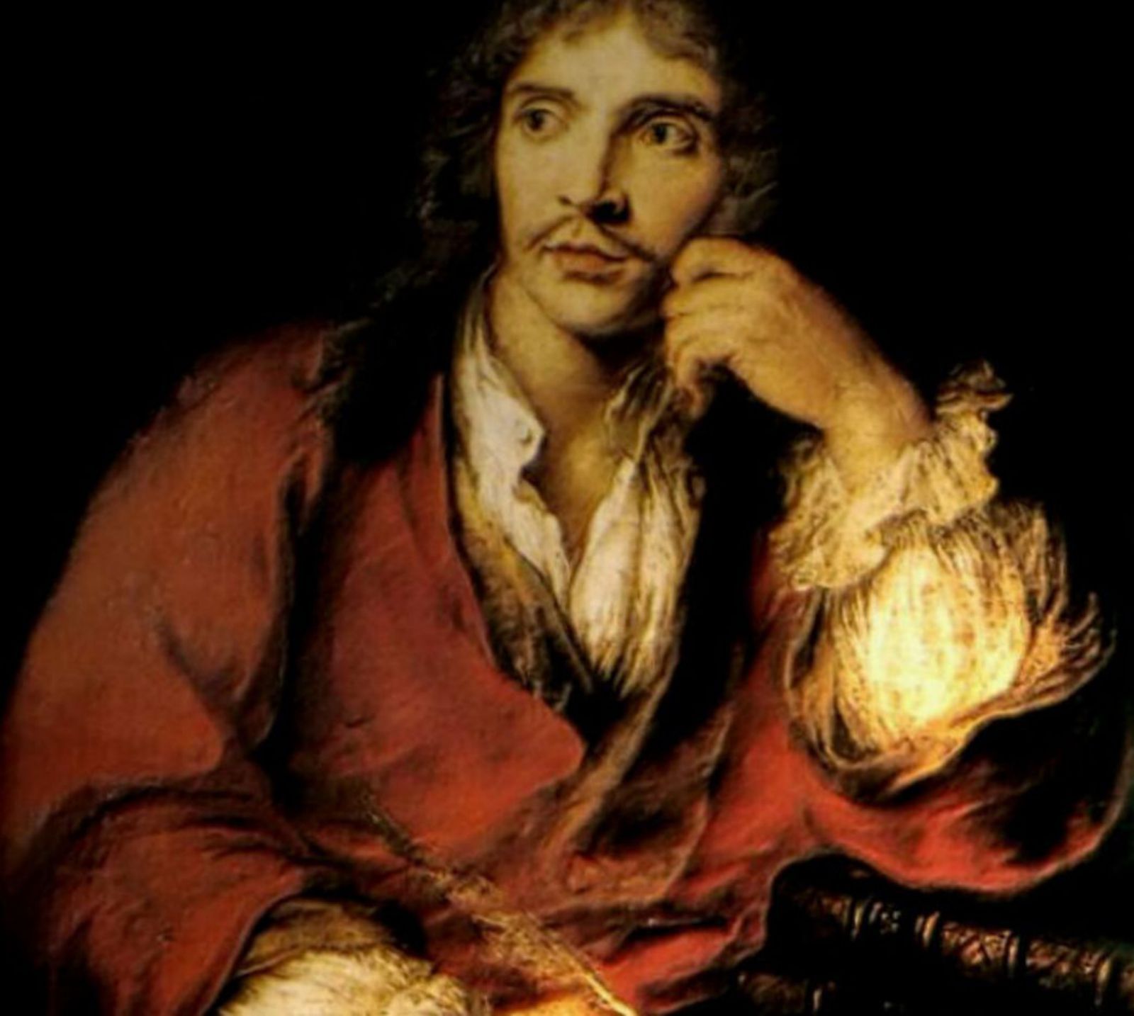 Retrato de Jean-Baptiste Poquelin, Molière (1622-1673).