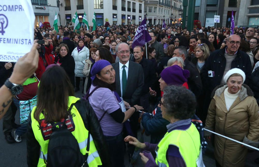 Miles de manifestantes colapsan el centro de Málaga en una marcha que comenzaba con polémica con Francisco de la Torre