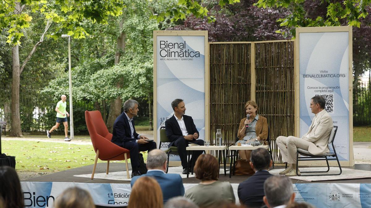 Por la izquierda; Gonzalo Sáenz, Miguel Gómez-Pavón, Mariví Monteserín y Phillipe Meyran.