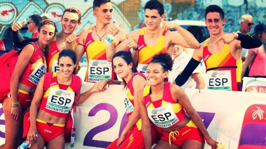 Javier Troyano, bronce en el relevo 4x100 del Europeo sub&#039;20