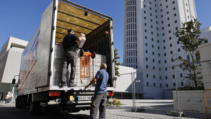 El traslado a la Ciudad de la Justicia deja en un limbo 100.000 cajas de pleitos antiguos