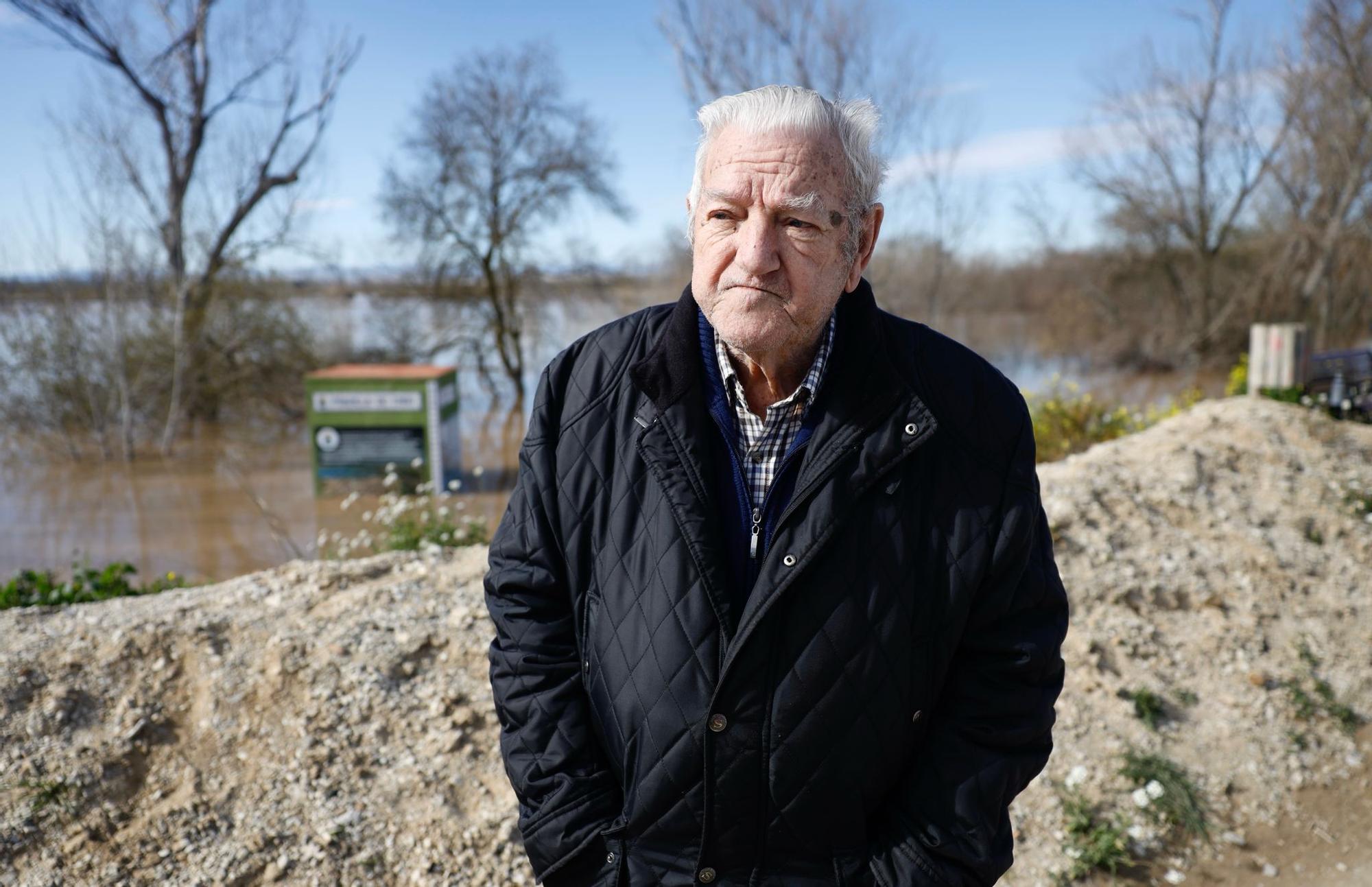 En imágenes | Así transcurre la crecida del Ebro a su paso por Aragón