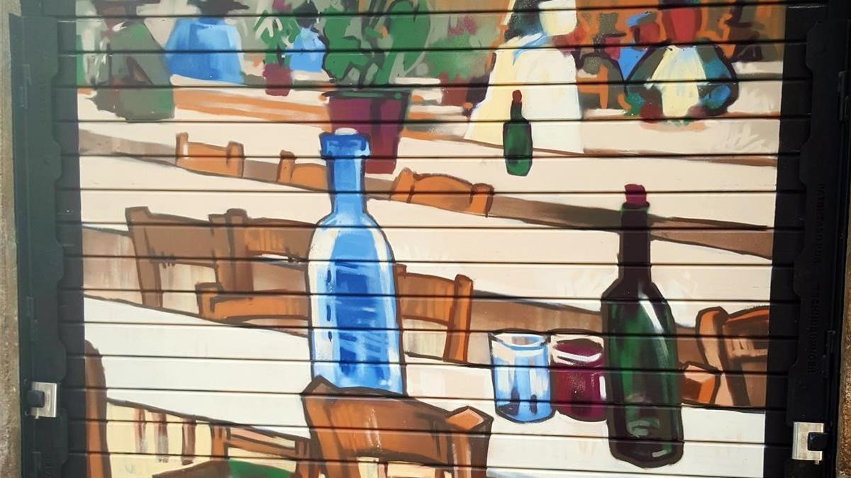 Te mostramos las mejores persianas de negocios con grafitis de Barcelona