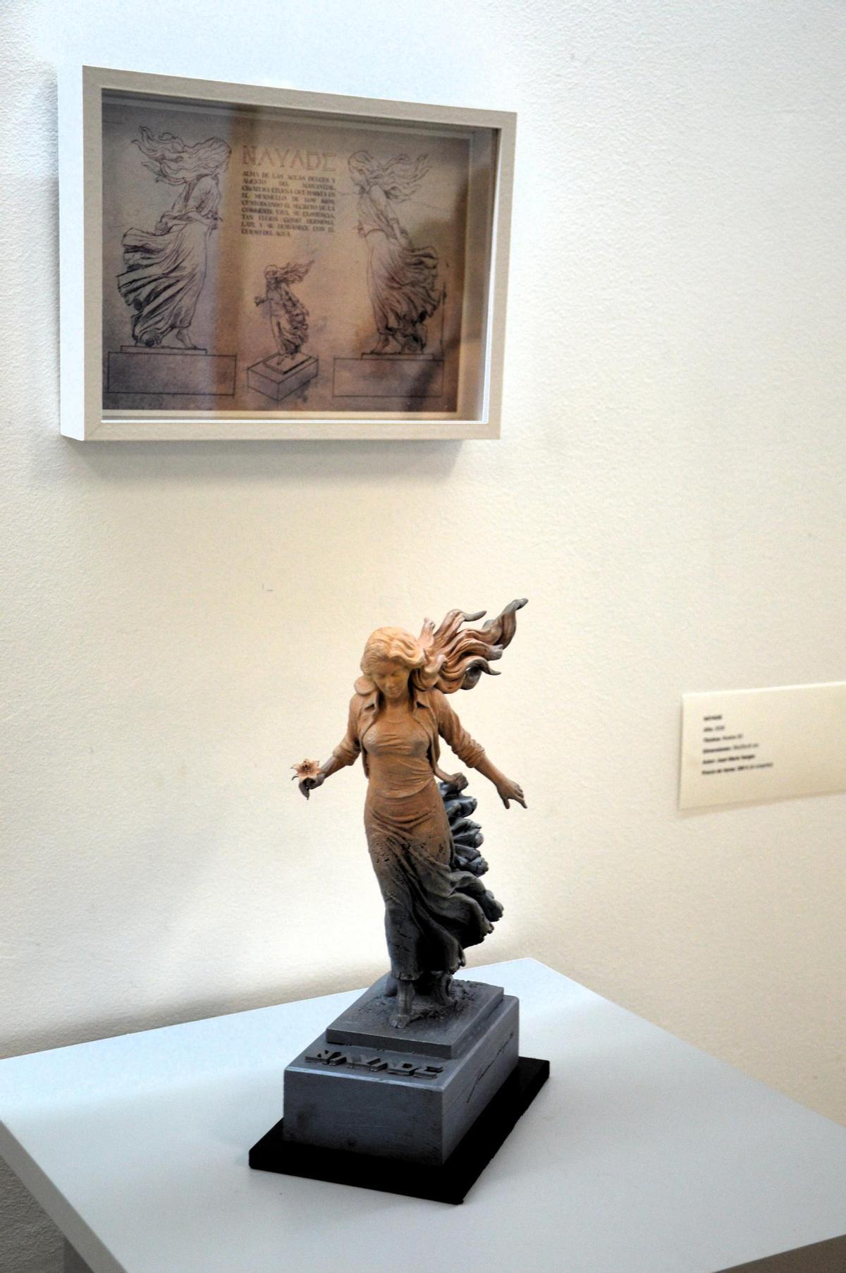Algunas de las obras expuestas en Arte por ELA.