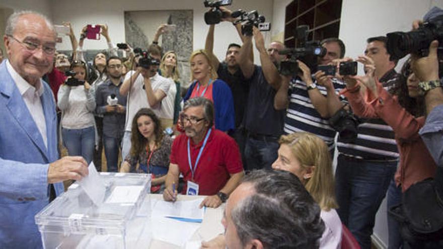 La participación en Málaga alcanza el 45,58 por ciento, tres puntos menos que en 2011
