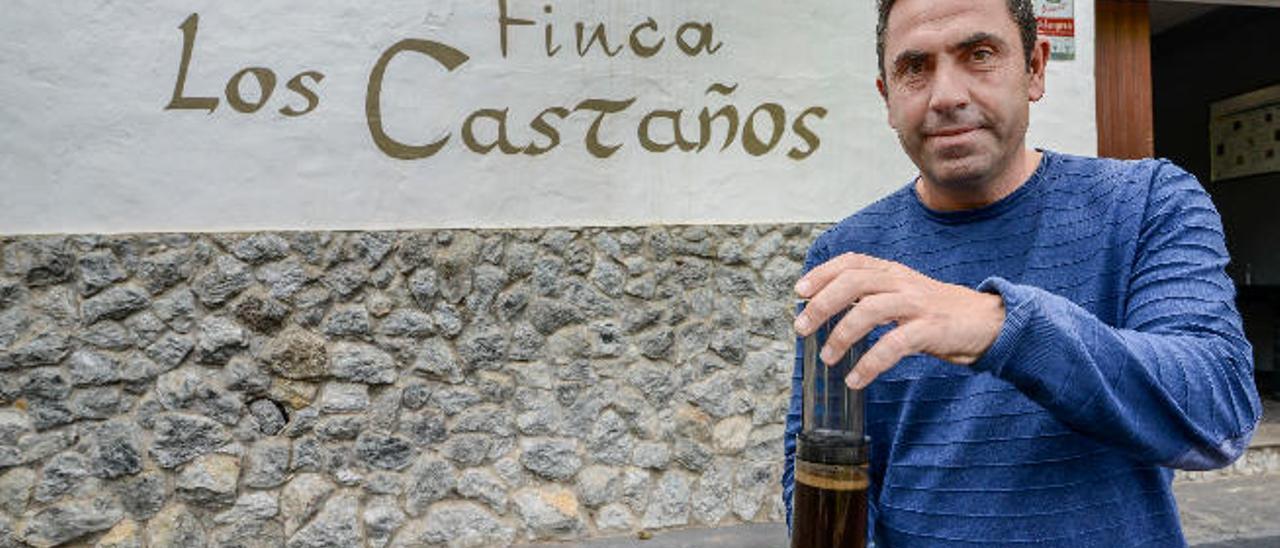 Antonio Márquez, gerente de la Finca Los Castaños, donde se celebra el campeonato regional de AeroPress.