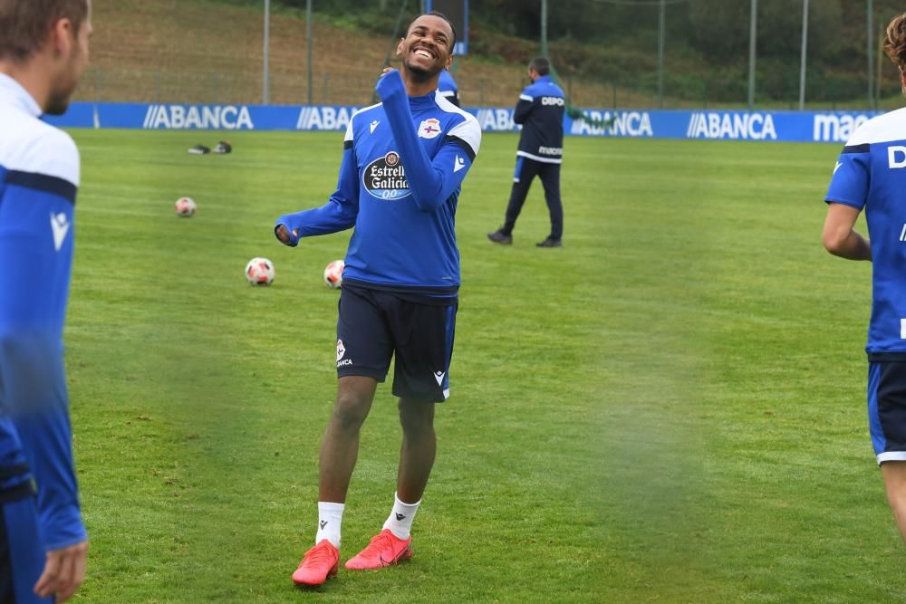 Rolan entrena con el grupo y Valín, lesionado