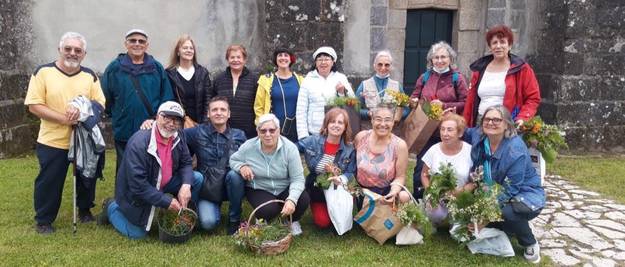 Participantes no programa de envellecemento activo de Bergondo.