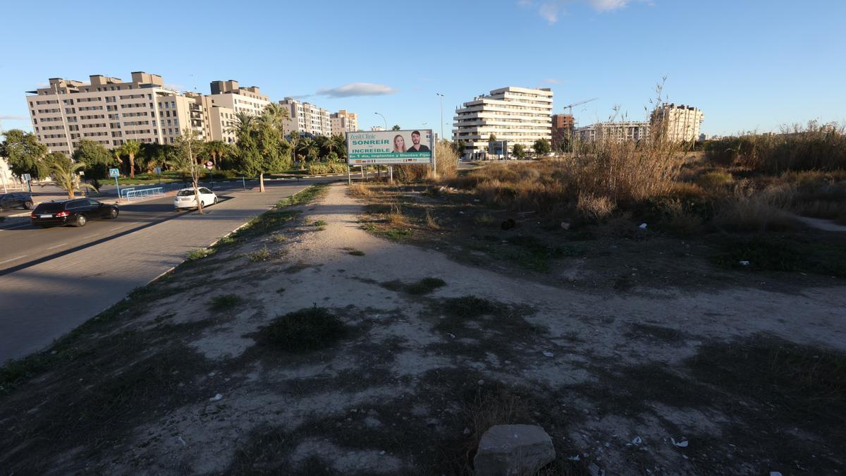 Perspectiva de la parcela que se ofrece para el Conservatorio