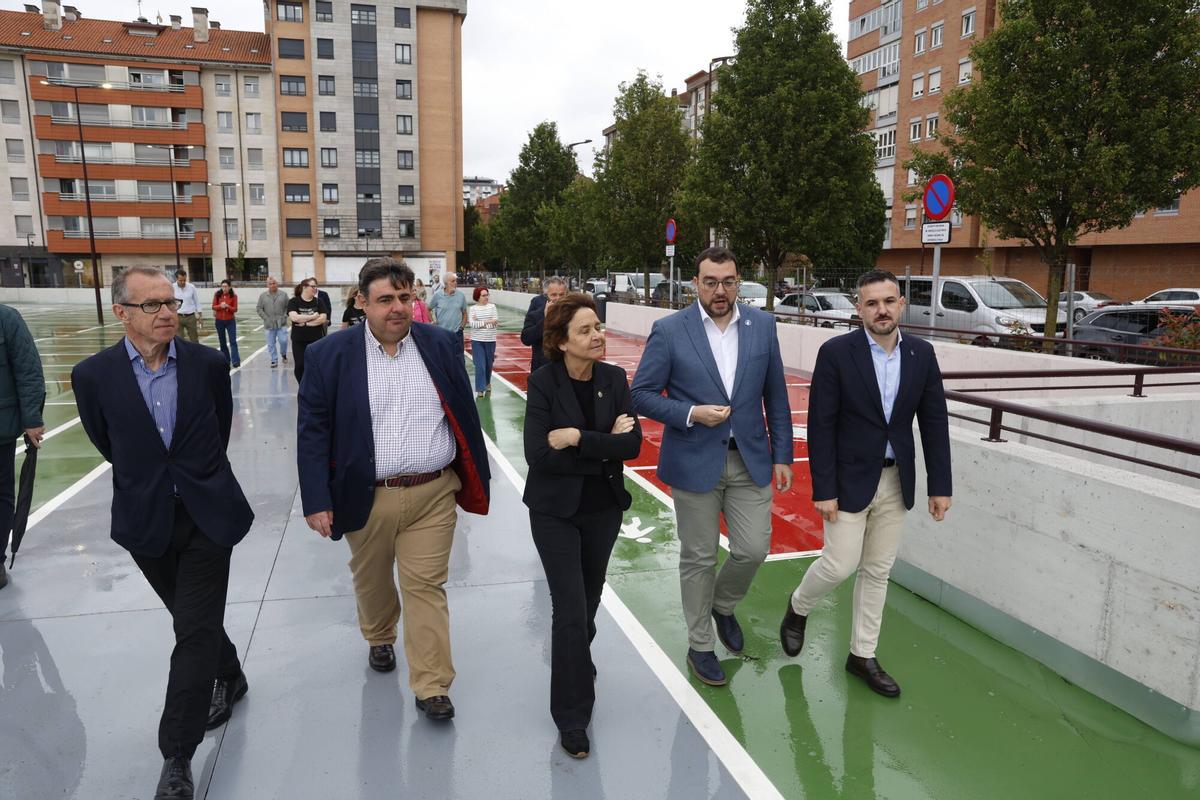 EN IMÁGENES: Así es el nuevo parking disuasorio de la avenida Portugal de Gijón