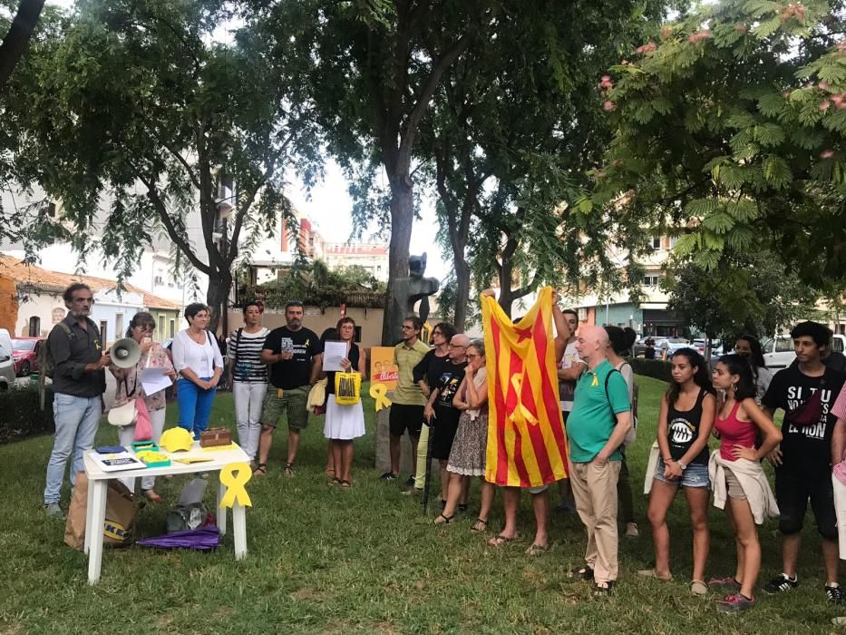 Tensión por la independencia de Cataluña en Dénia