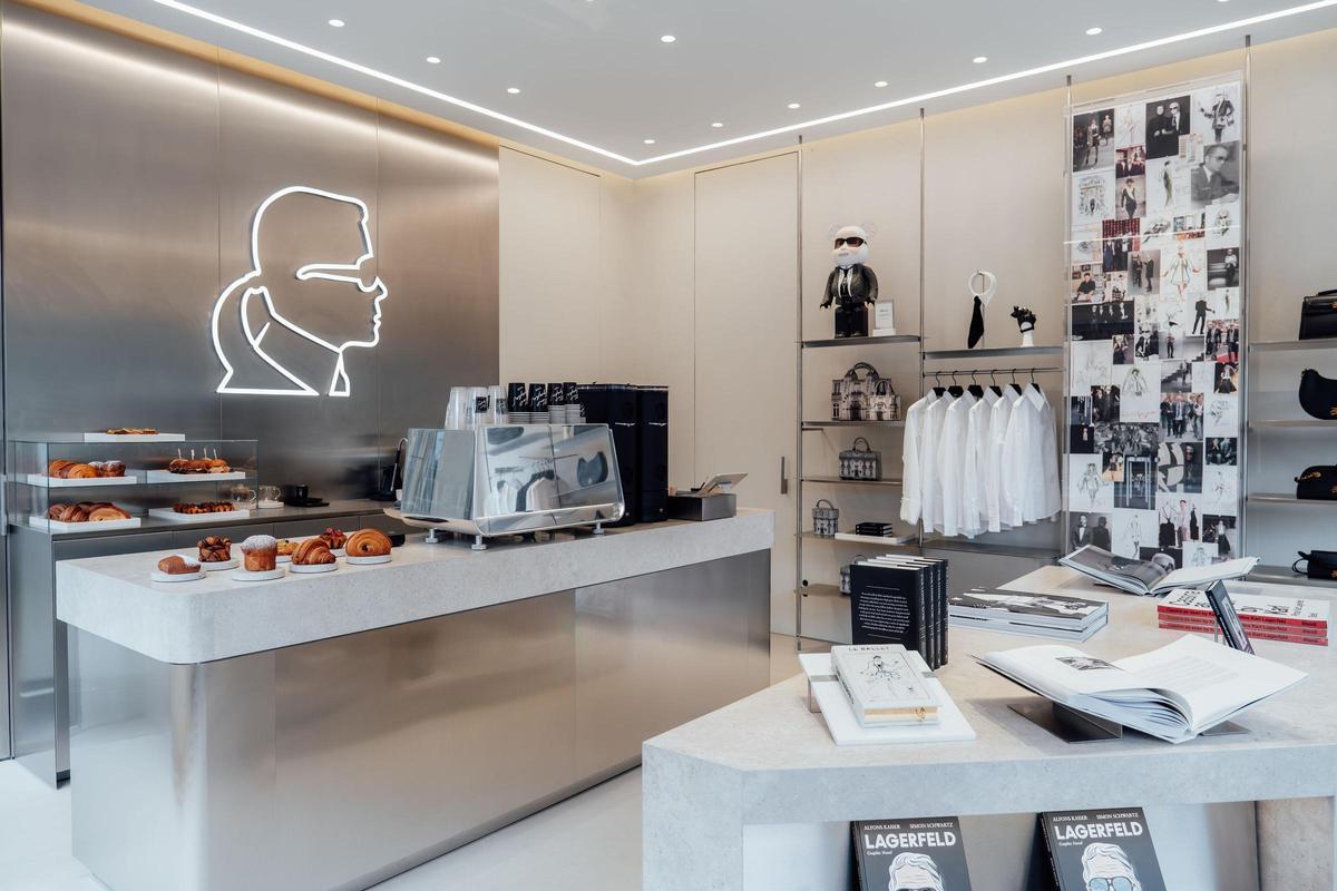 Primer Karl Lagerfeld Café de Ámsterdam.