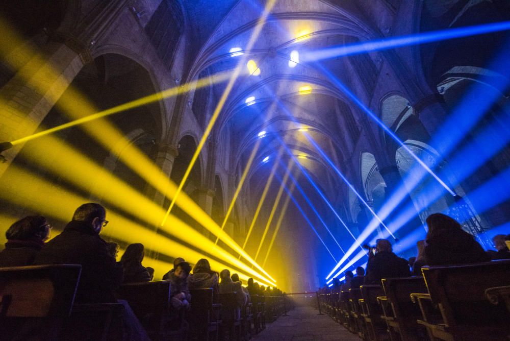Espectacle Lux Mundi a la Seu de Manresa