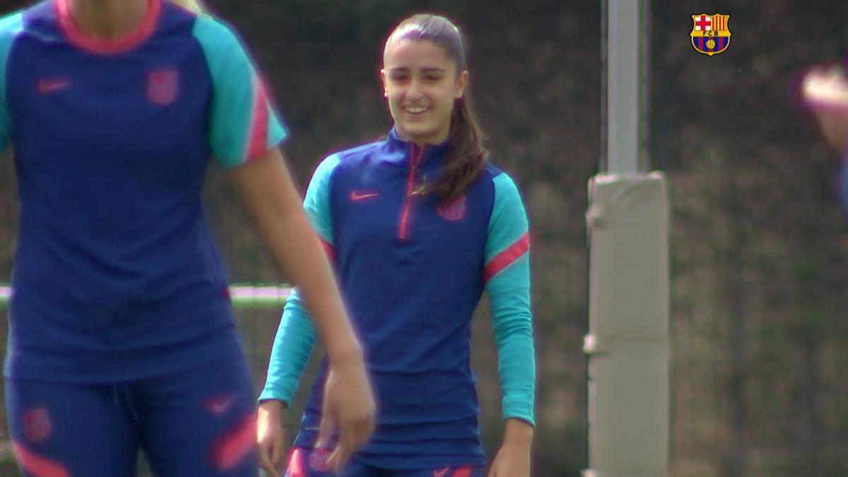 Así ha sido el entrenamiento del FC Barcelona Femenino