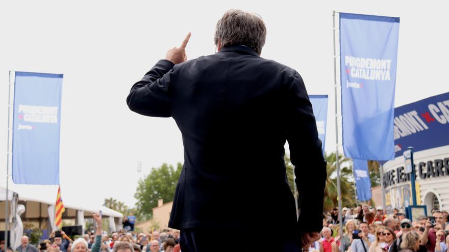 El candidat de Junts+, Carles Puigdemont