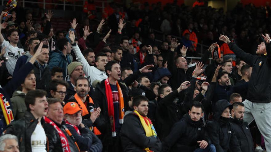 El Valencia CF abrirá expediente de expulsión a uno de sus seguidores