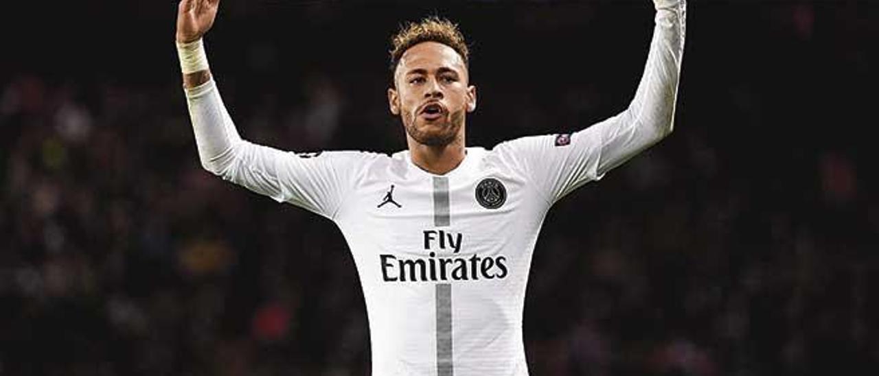 Neymar, incordio para los grandes