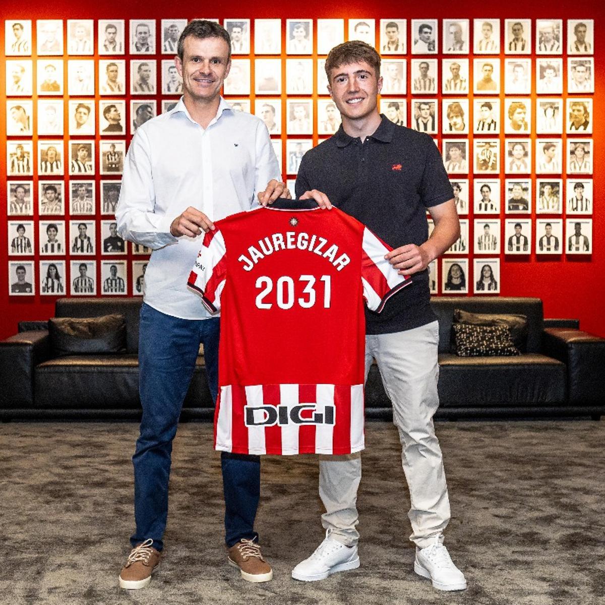 Jauregizar renueva con el Athletic hasta 2031