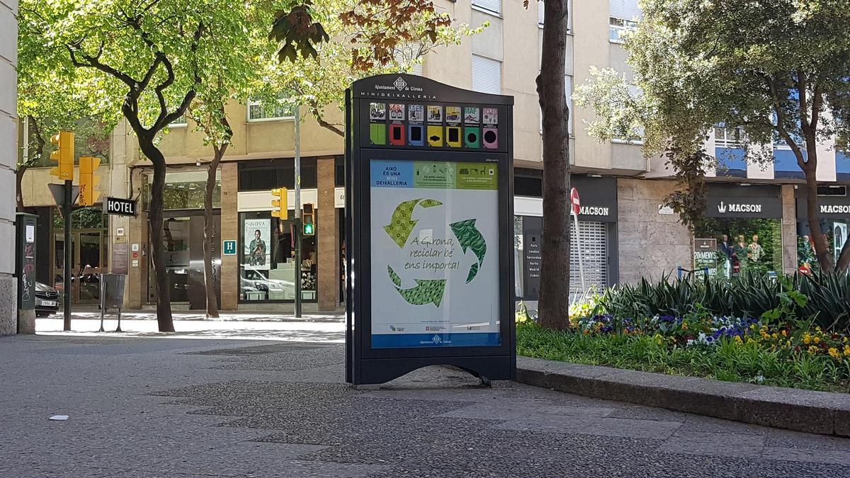 Una de les minideixalleries que es van col·locar a la ciutat del 2019 al 2021.