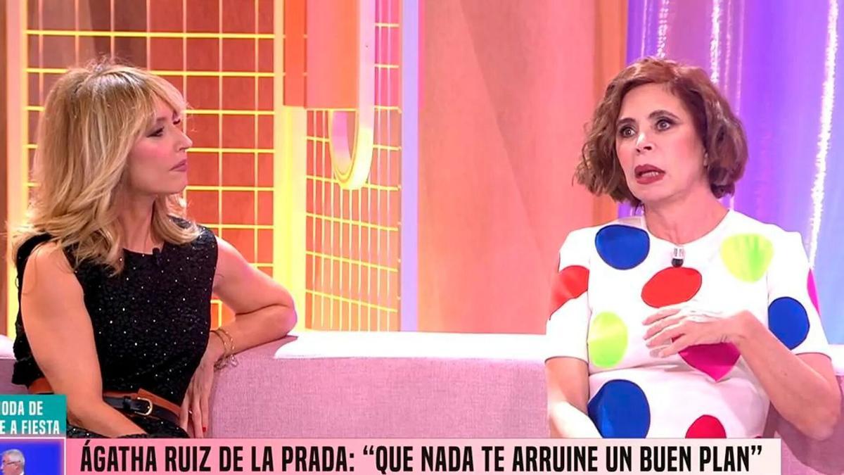 El novio de Agatha Ruiz de la Prada la lía al defender a la diseñadora por su última polémica