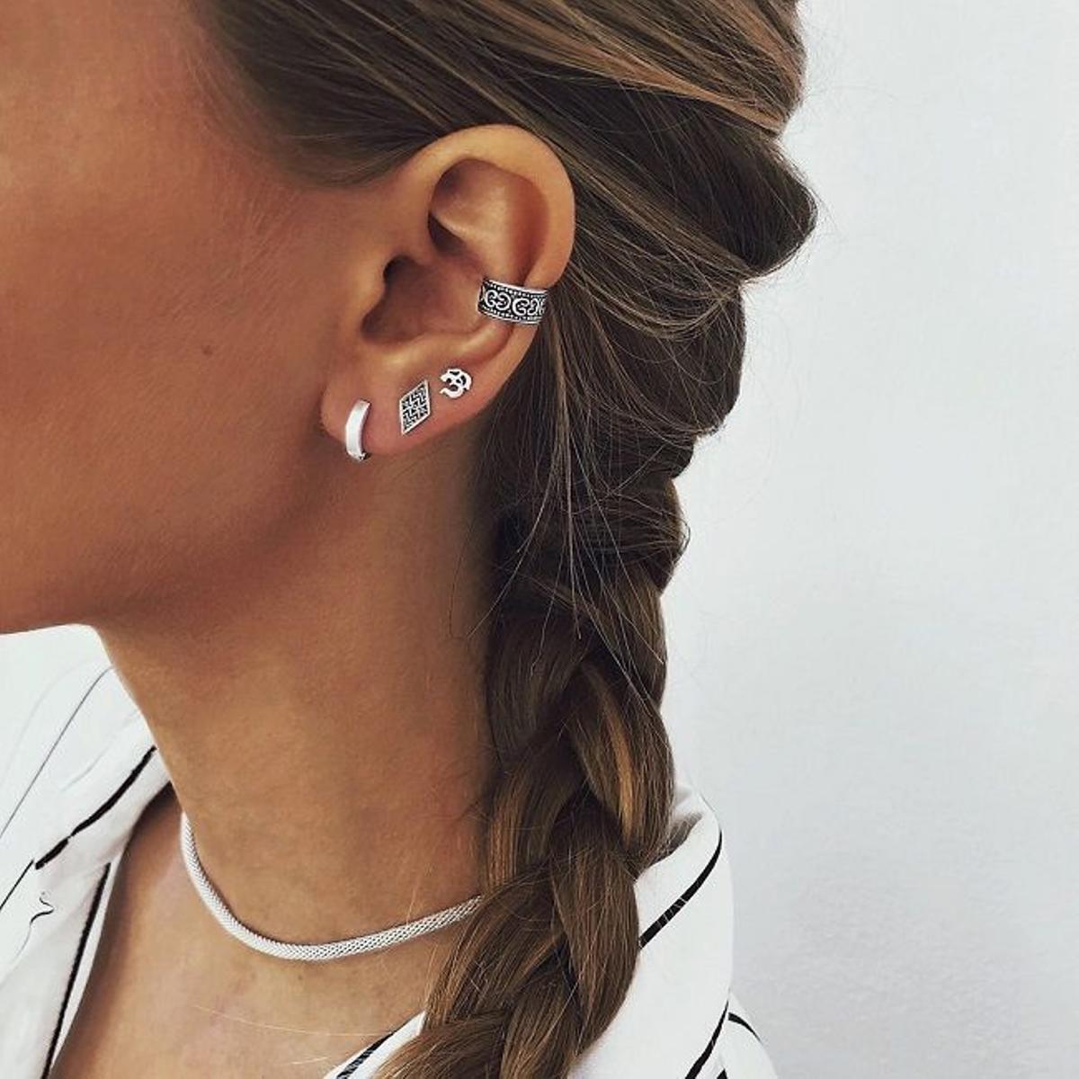 Perforaciones Pendientes Oreja Tous PACKOVE Pares Pinza Para La