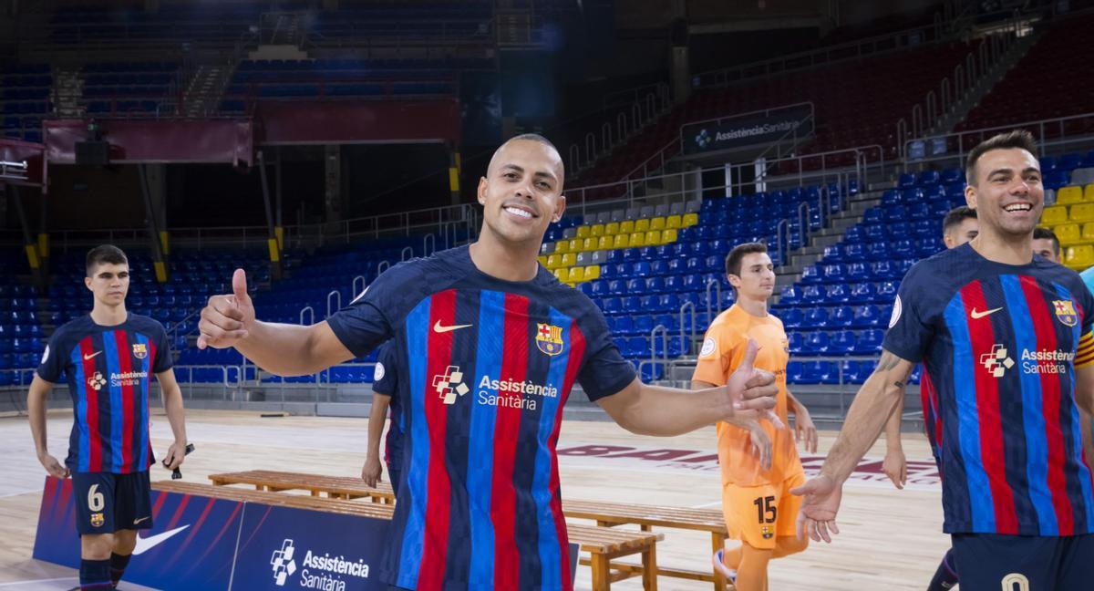 Ferrao, jugador del FC Barcelona de fútbol sala