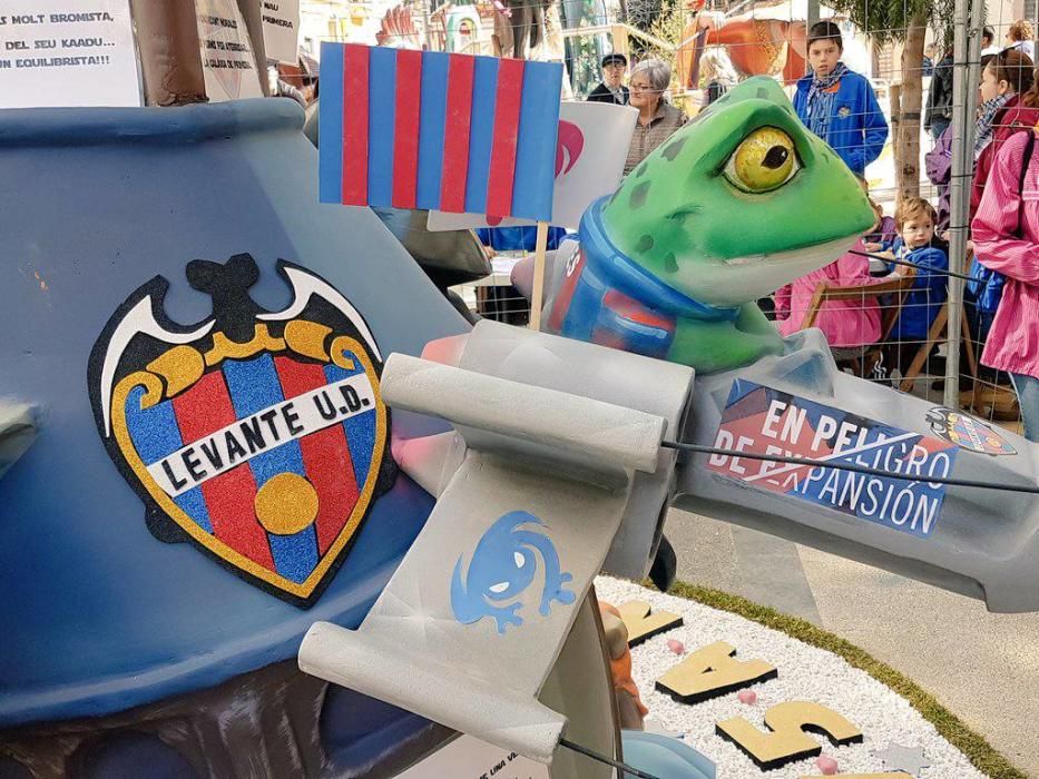 Las mejores escenas falleras del Levante UD