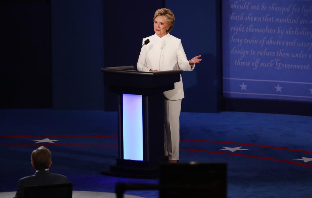 Hillary Clinton y Donald Trump se han enfrentado en el tercer y último debate de las elecciones en EEUU.