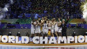 La final entre Alemania y Serbia del Mundial de baloncesto, en imágenes.