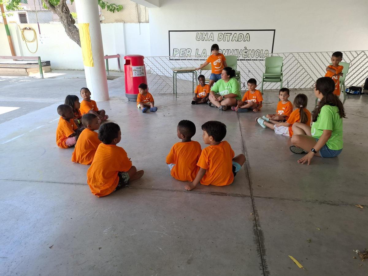 Los más pequeños disfrutando de una actividad