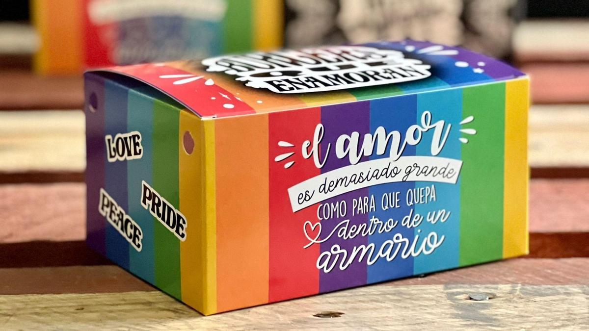 Caja conmemorativa del Día del Orgullo