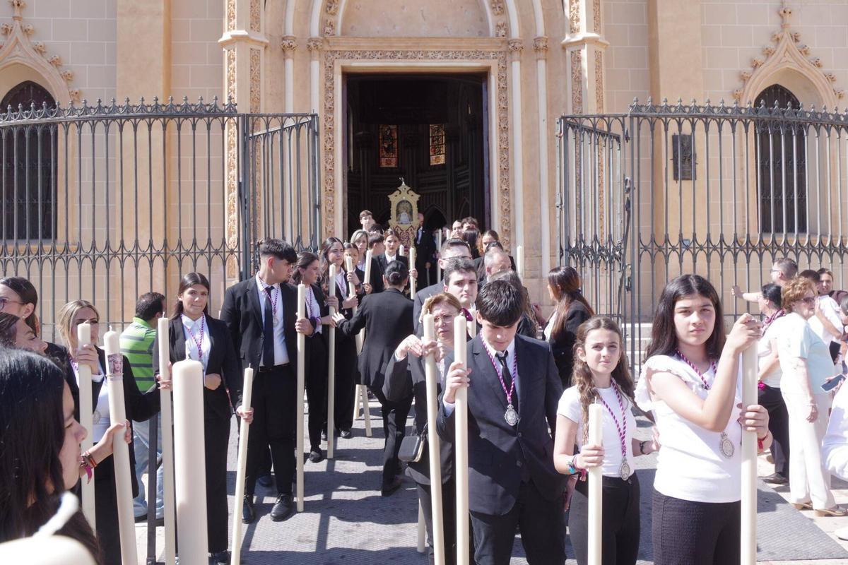 Procesión de la Virgen de la Trinidad Coronada, en imágenes