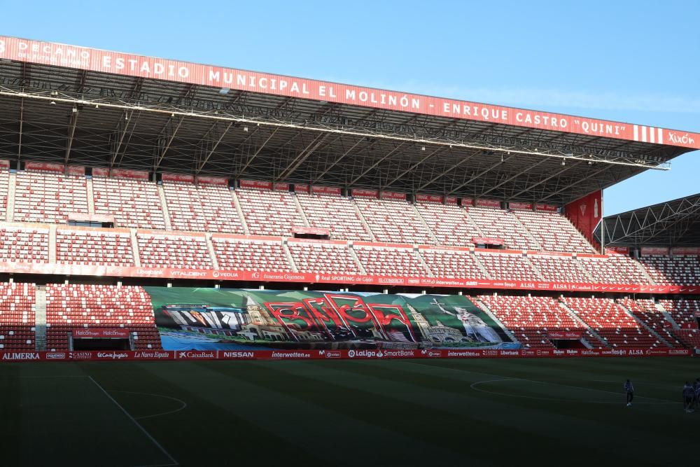 Fútbol: Así fue el Sporting-Oviedo disputado en El Molinón