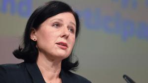 La vicepresidenta de la Comisión Europea responsable de Transparencia y Valores, Vera Jourová.