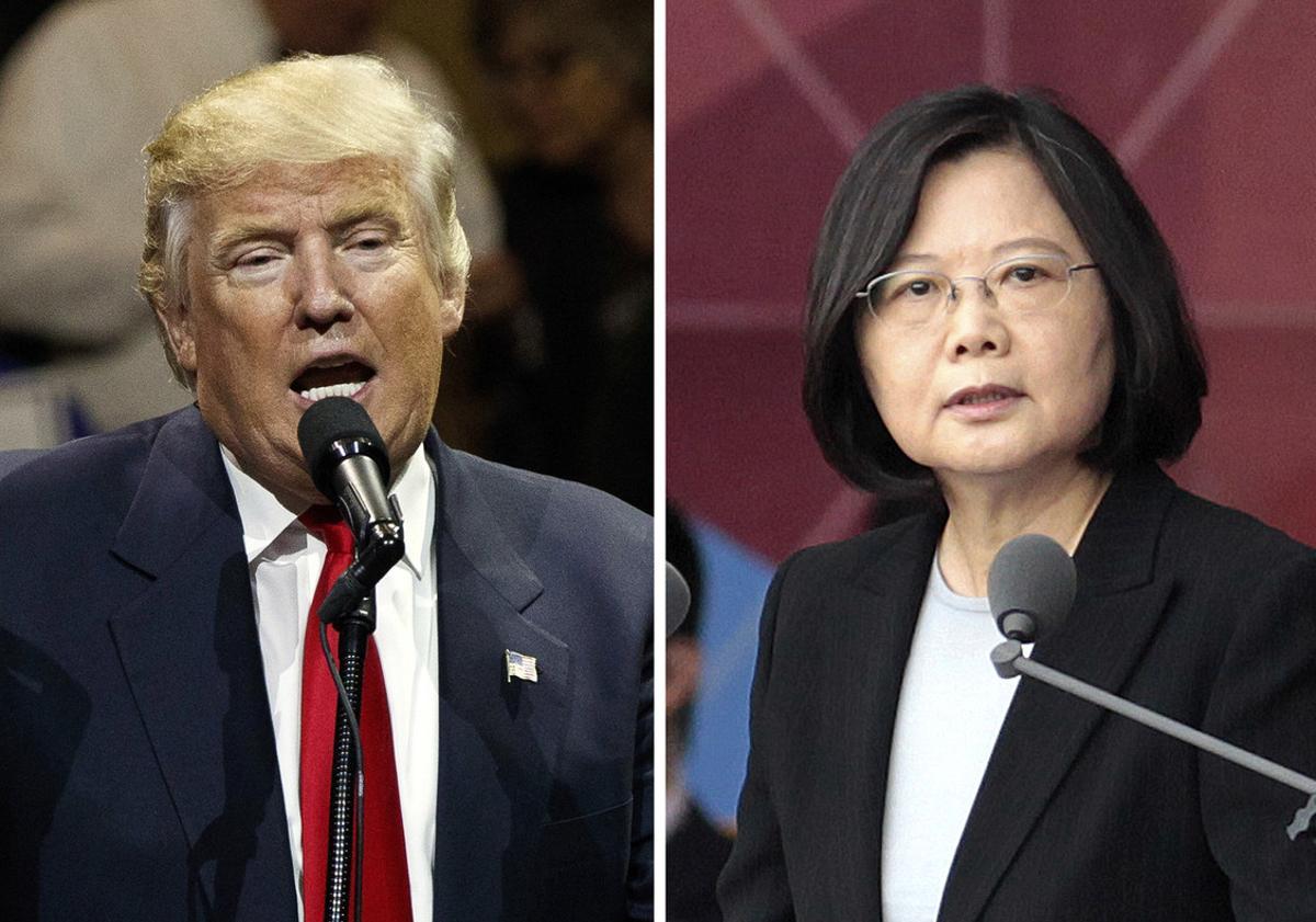 Trump desafia la Xina parlant amb la presidenta de Taiwan