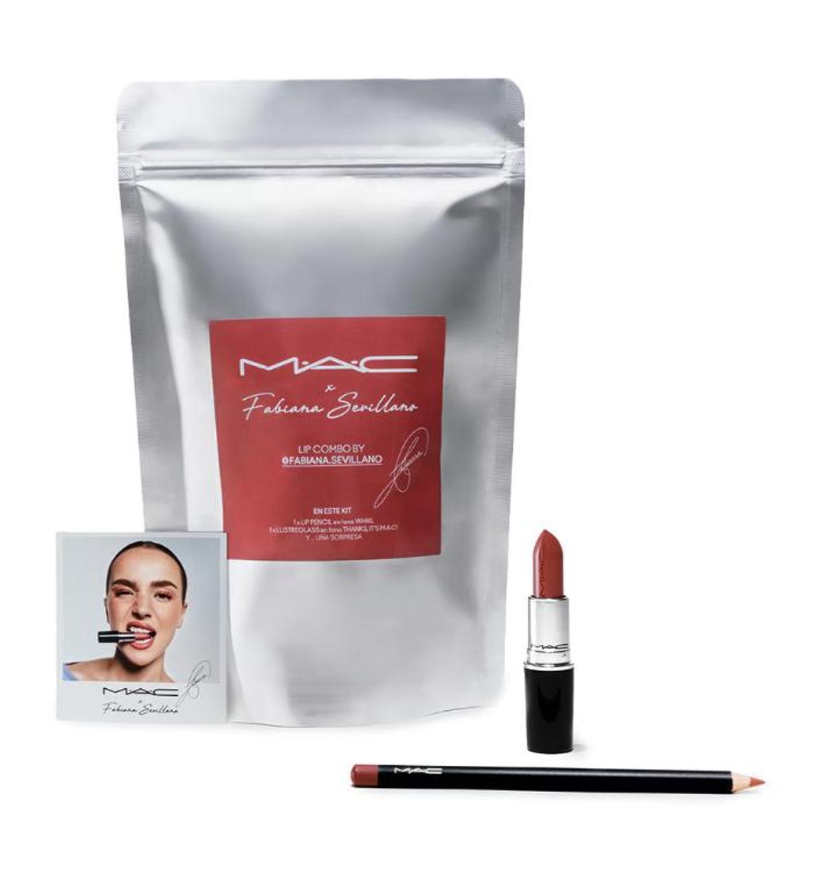 Lip combo by Fabiana Sevillano x MAC
