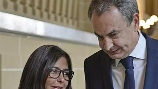 Delcy Rodríguez, al costat de l’expresident José Luis Rodríguez Zapatero. | EUROPA PRESS