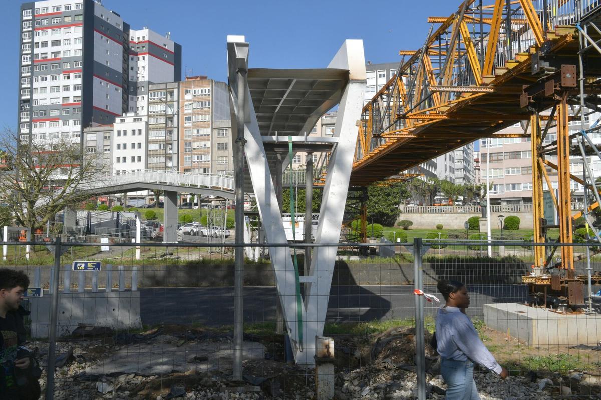 Avanza la obra para colocar la nueva estructura, que provocará nuevos cortes de tráfico este miércoles en horario nocturno.