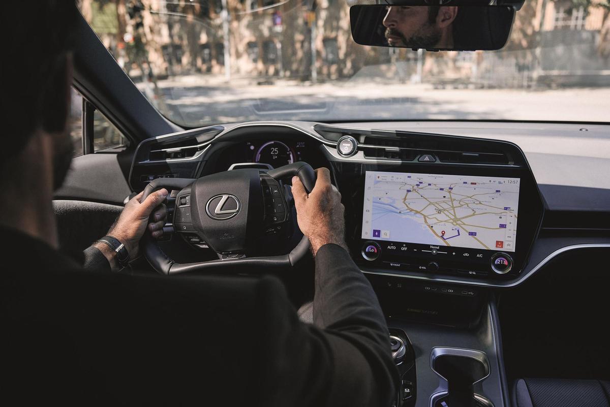 Interior del nou Lexus RZ