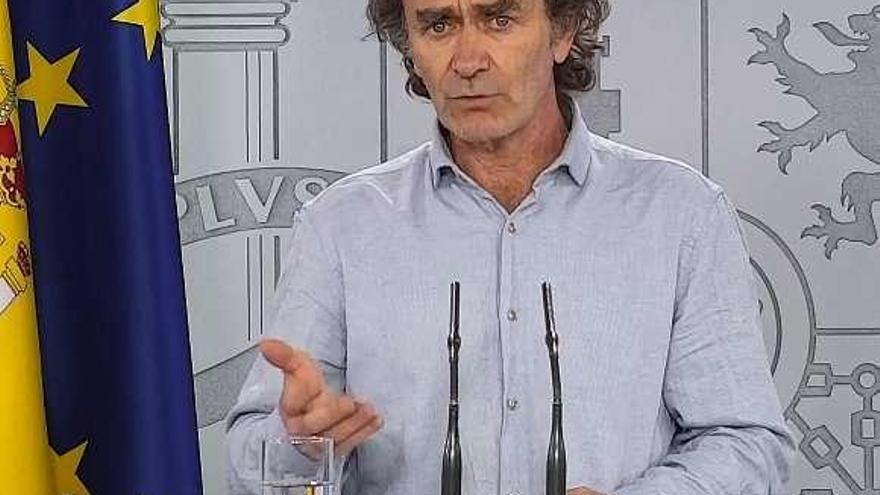 Fernando Simón, en su comparecencia de ayer.