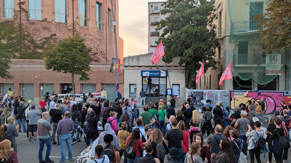 Protesten a Girona contra el model energètic