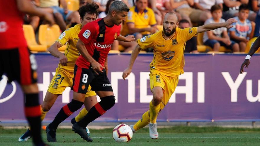 Salva Sevilla, durante el partido ante el Alcorcón.