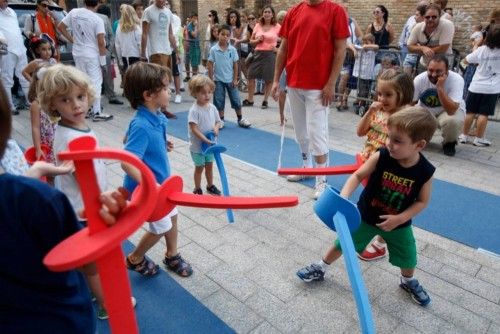 Esgrima en la calle