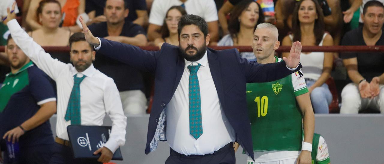 Josan González, en el partido entre el Córdoba Futsal y el Noia en Vista Alegre.