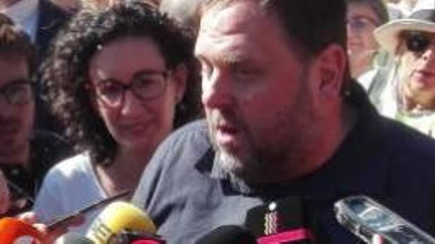 Junqueras durant la darrera Diada