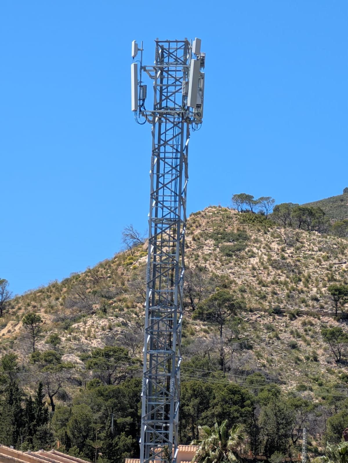 La antena de Aigues, ya en servicio