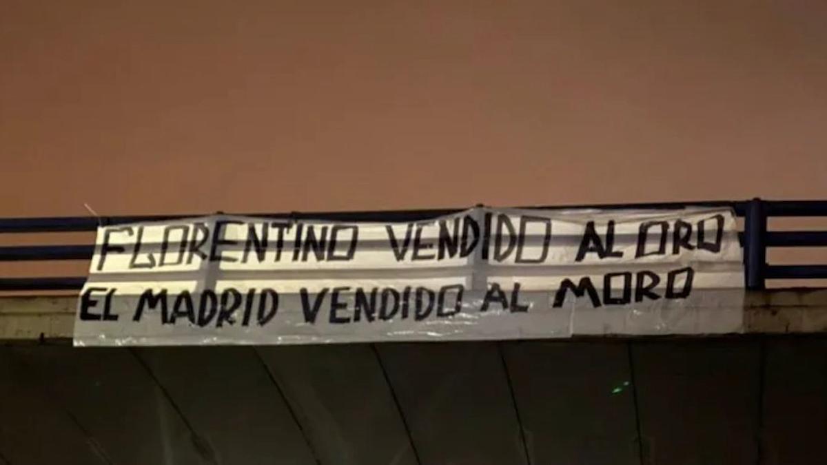Las pancartas contra Florentino