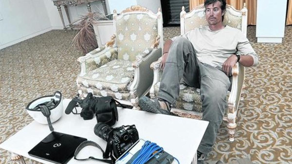 El fotoperiodista James Foley, en una imagen del 2011 en Sirte (Libia).