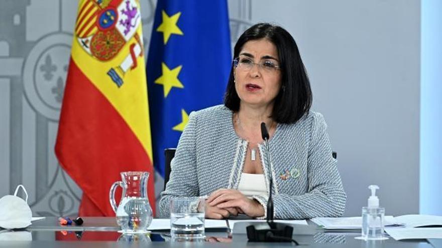 Darias: "En febrero llegarán 1.810.575 dosis de AstraZeneca"Tras la reunión del Consejo Interterritorial de Salud, la ministra de Sanidad, Carolina Darias, ha explicado en rueda de prensa la evolución